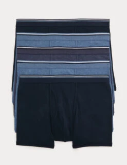 5pk Cotton Stretch Cool & Fresh™ Marl Trunks
