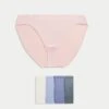 5pk Microfibre High Leg Knickers 10 5pk Microfibre High Leg Knickers -Marks And Spencer Shop 5pk Microfibre High Leg Knickers
