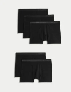 5pk Supima® Cotton Modal Trunks -Marks And Spencer Shop 5pk Supima Cotton Modal Trunks 2