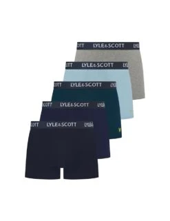 Lyle & Scott 5pk Cotton Stretch Trunks -Marks And Spencer Shop 5pk cotton stretch trunks 6