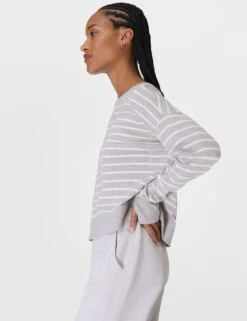 Sweaty Betty After Class Cotton Modal Crop Sweatshirt 19 Sweaty Betty After Class Cotton Modal Crop Sweatshirt -Marks And Spencer Shop After Class Cotton Modal Crop Sweatshirt 3