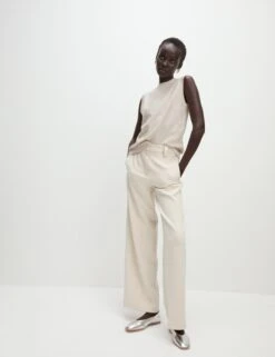 Air-Yarn Crew Neck Knitted Vest -Marks And Spencer Shop Air Yarn Crew Neck Knitted Vest 3