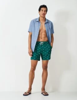 Anchor Print Swim Shorts