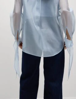 Beaded Tie Detail Shirt -Marks And Spencer Shop Beaded Tie Detail Shirt 5