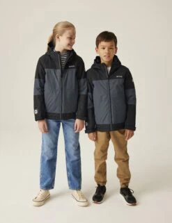 Regatta Beamz IV Hooded Raincoat (3-14 Yrs) -Marks And Spencer Shop Beamz IV Hooded Raincoat 3 14 Yrs 1 2