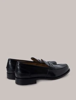 Black Formal Leather Slip-On Shoes -Marks And Spencer Shop Black Formal Leather Slip On Shoes 2