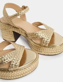 Buckle Platform Sandals -Marks And Spencer Shop Buckle Platform Sandals 2
