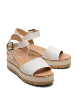 Toms Canvas Buckle Ankle Strap Wedge Sandals -Marks And Spencer Shop Canvas Buckle Ankle Strap Wedge Sandals 2