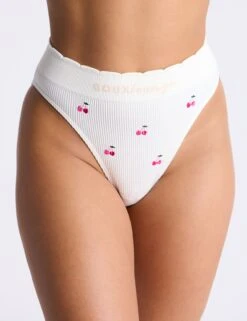 Cherry Embroidered Knickers