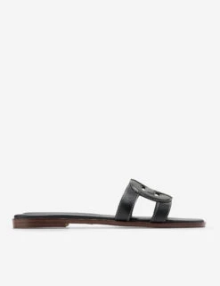 Cole Haan Chrisee Leather Flat Square Toe Sliders