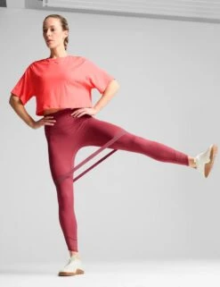 Puma Cloudspun Mesh Crew Neck Crop T-Shirt 10 Puma Cloudspun Mesh Crew Neck Crop T-Shirt -Marks And Spencer Shop Cloudspun Mesh Crew Neck Crop T Shirt 2