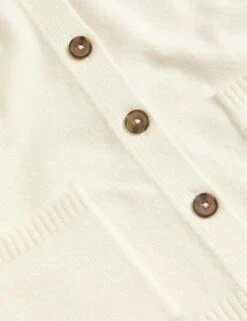 Collared Neck Relaxed Fit Knitted Jacket -Marks And Spencer Shop Collared Neck Relaxed Fit Knitted Jacket 5