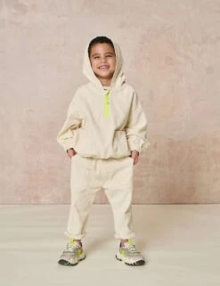 Cord Half Zip Hoodie (2-8 Yrs)