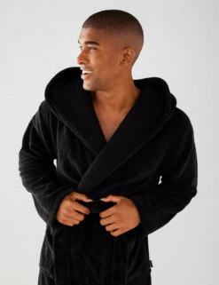 Cosy Hooded Dressing Gown -Marks And Spencer Shop Cosy Hooded Dressing Gown 3