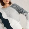WHITE STUFF Cotton Blend Abstract Jumper -Marks And Spencer Shop Cotton Blend Abstract Jumper
