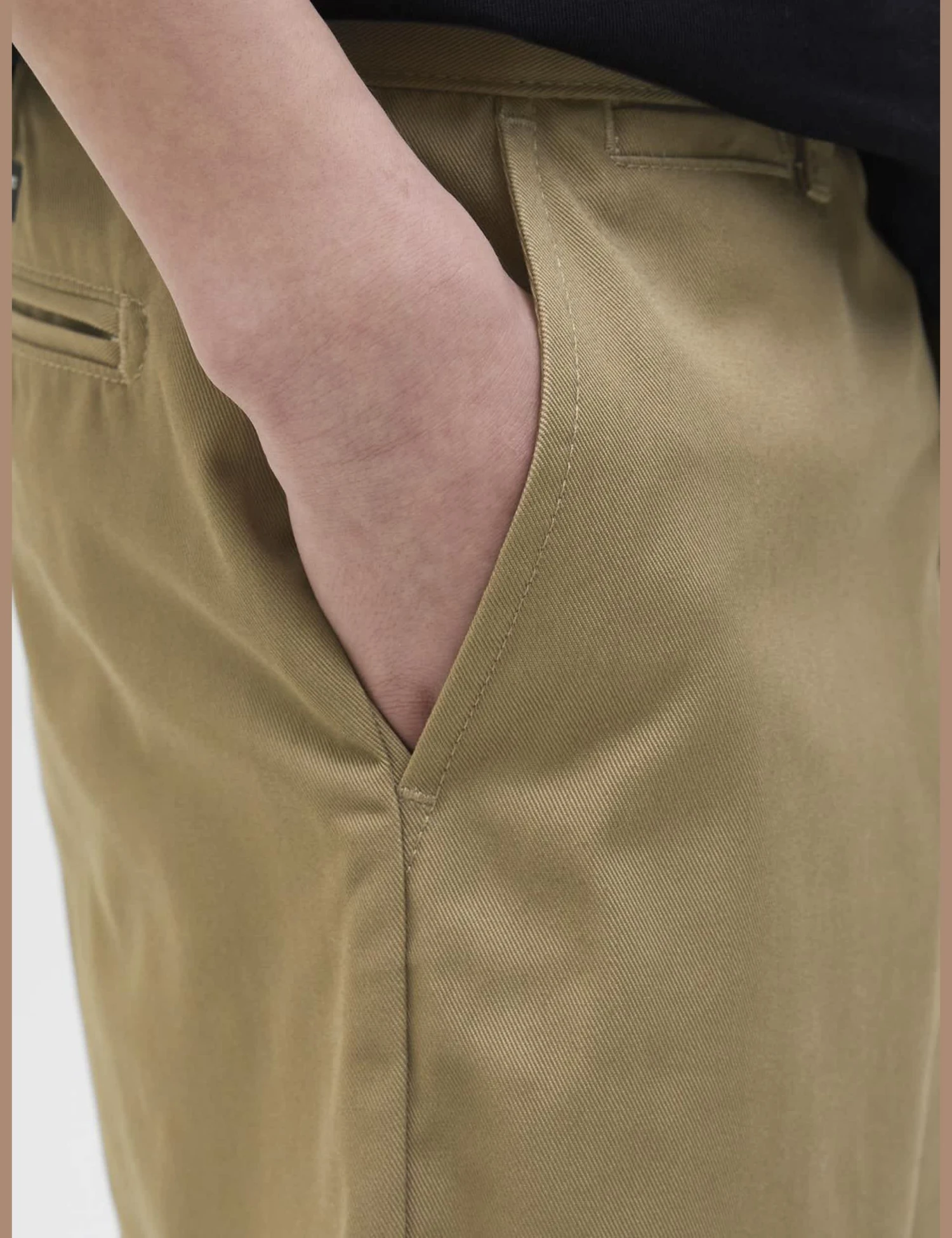 Jack & Jones Junior Cotton Blend Chino Shorts (8-16 Yrs) 6 Jack & Jones Junior Cotton Blend Chino Shorts (8-16 Yrs) - Image 6