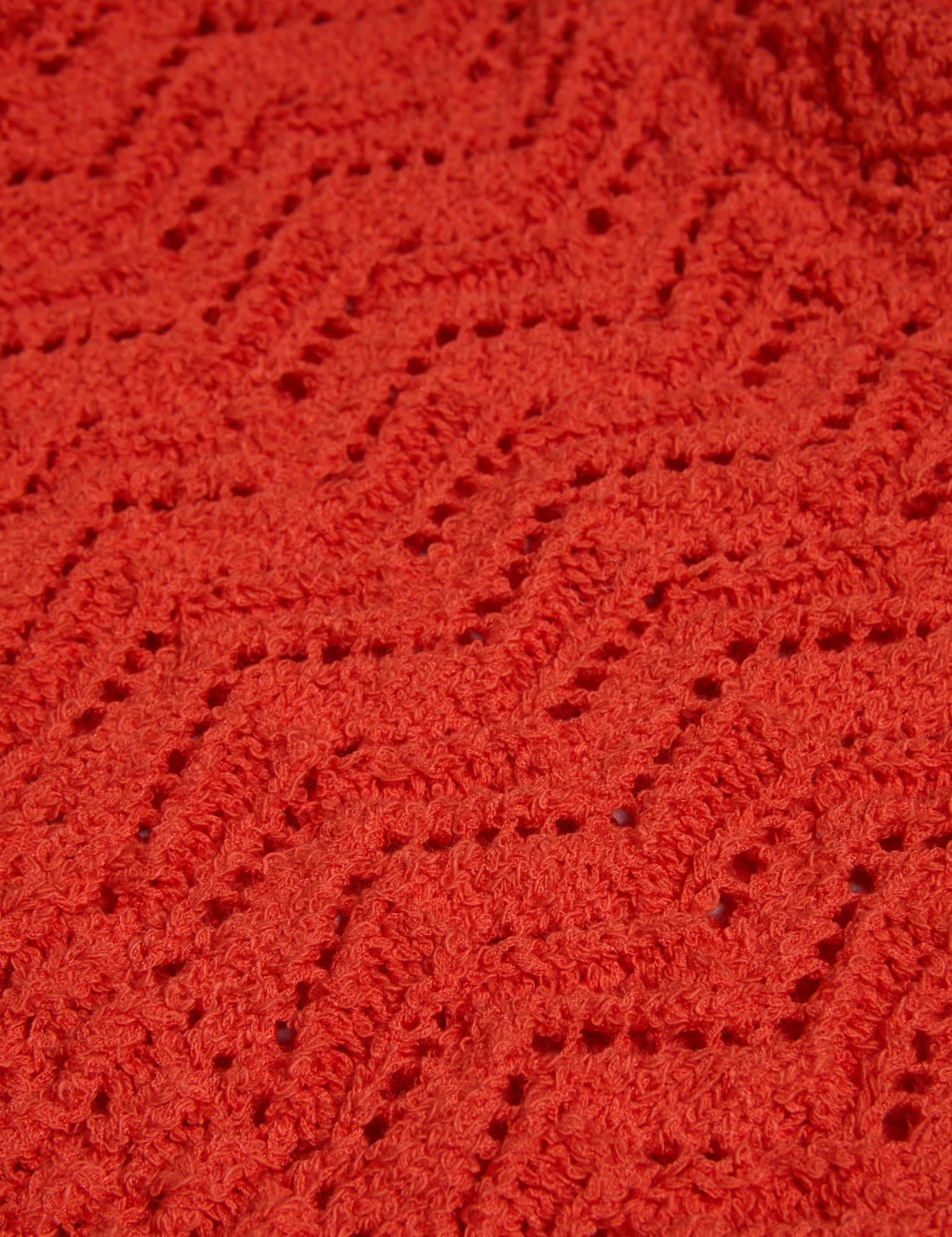 Cotton Blend Pointelle Scallop Edge Knitted Vest 6 Cotton Blend Pointelle Scallop Edge Knitted Vest - Image 6