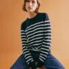 Cotton Blend Striped Jumper With Wool 13 Cotton Blend Striped Jumper With Wool -Marks And Spencer Shop Cotton Blend Striped Jumper with Wool