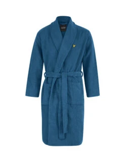 Lyle & Scott Cotton Blend Towelling Dressing Gown