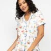 Cyberjammies Cotton Modal Beach Print Pyjama Top 21 Cyberjammies Cotton Modal Beach Print Pyjama Top -Marks And Spencer Shop Cotton Modal Beach Print Pyjama Top