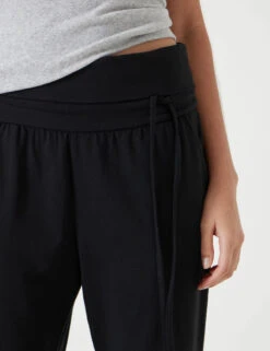 Cotton Modal Blend Trousers -Marks And Spencer Shop Cotton Modal Blend Trousers 3