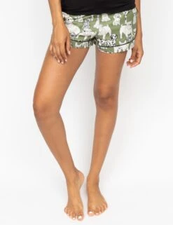 Cyberjammies Cotton Modal Dog Print Pyjama Shorts