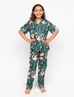 Cyberjammies Cotton Modal Flamingo Pyjama Set (2-13 Yrs)