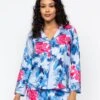 Cyberjammies Cotton Modal Floral Revere Pyjama Top -Marks And Spencer Shop Cotton Modal Floral Revere Pyjama Top