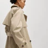 Cotton Rich Belted Longline Trench Coat
