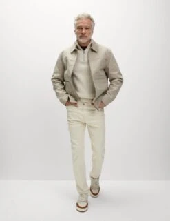 Cotton Rich Canvas Harrington Jacket -Marks And Spencer Shop Cotton Rich Canvas Harrington Jacket 2