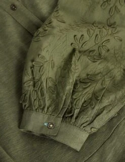 WHITE STUFF Cotton Rich Embroidered Midi Shirt Dress -Marks And Spencer Shop Cotton Rich Embroidered Midi Shirt Dress 5