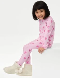 Cotton Rich Hearts Pyjamas (1-8 Yrs)