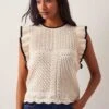 MONSOON Cotton Rich Knitted Vest