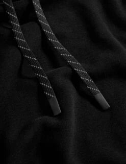 Cotton Rich Mesh Panel Relaxed Hoodie -Marks And Spencer Shop Cotton Rich Mesh Panel Relaxed Hoodie 6