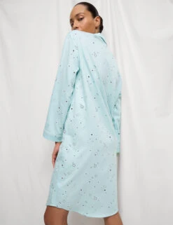 Cotton Sateen Eid Print Nightshirt -Marks And Spencer Shop Cotton Sateen Eid Print Nightshirt 2