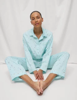 Cotton Sateen Eid Printed Pyjama Set