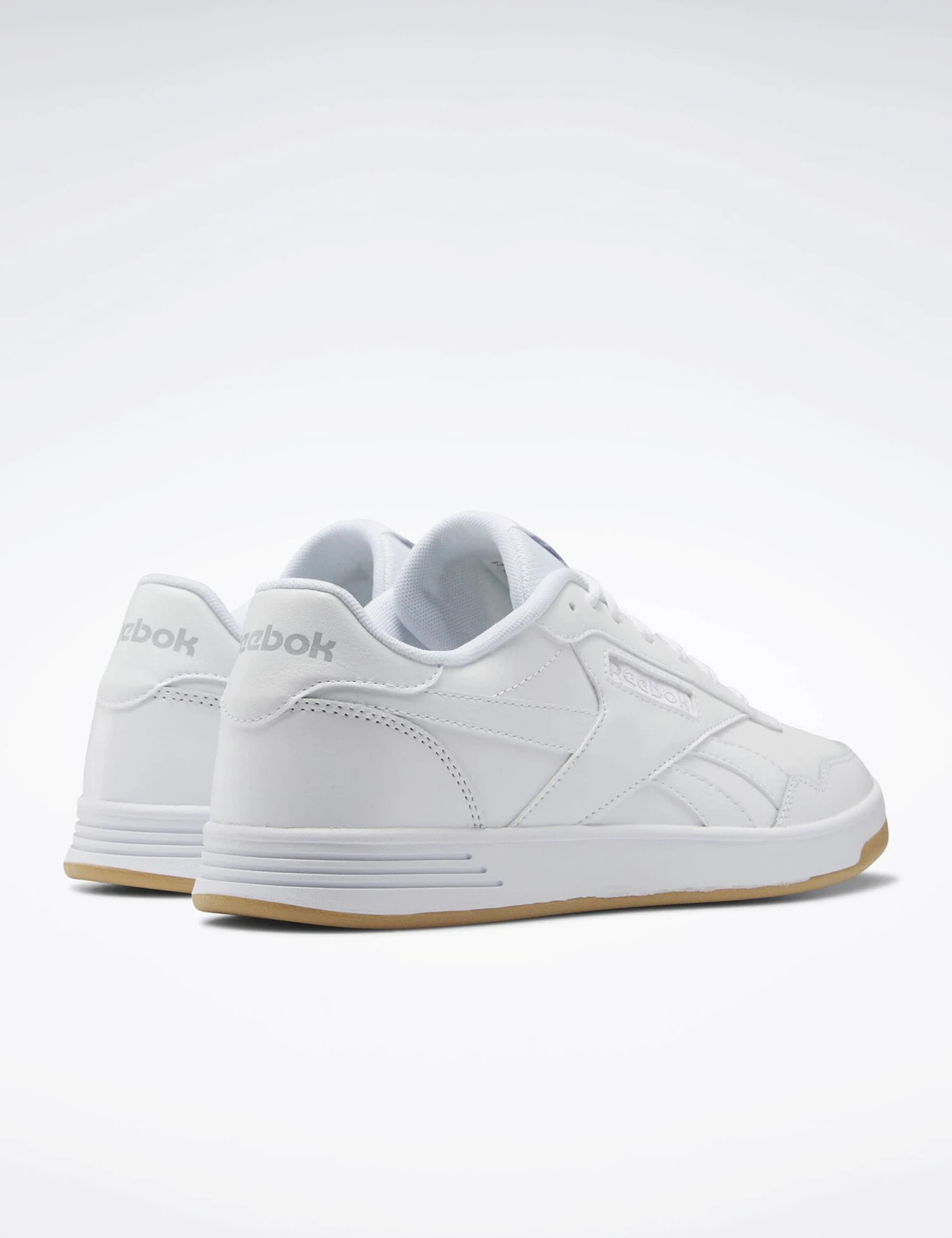 Reebok Court Advance Leather Lace Up Trainers 4 Reebok Court Advance Leather Lace Up Trainers - Image 4