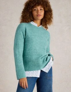 WHITE STUFF Crew Neck Jumper 24 WHITE STUFF Crew Neck Jumper -Marks And Spencer Shop Crew Neck Jumper 4