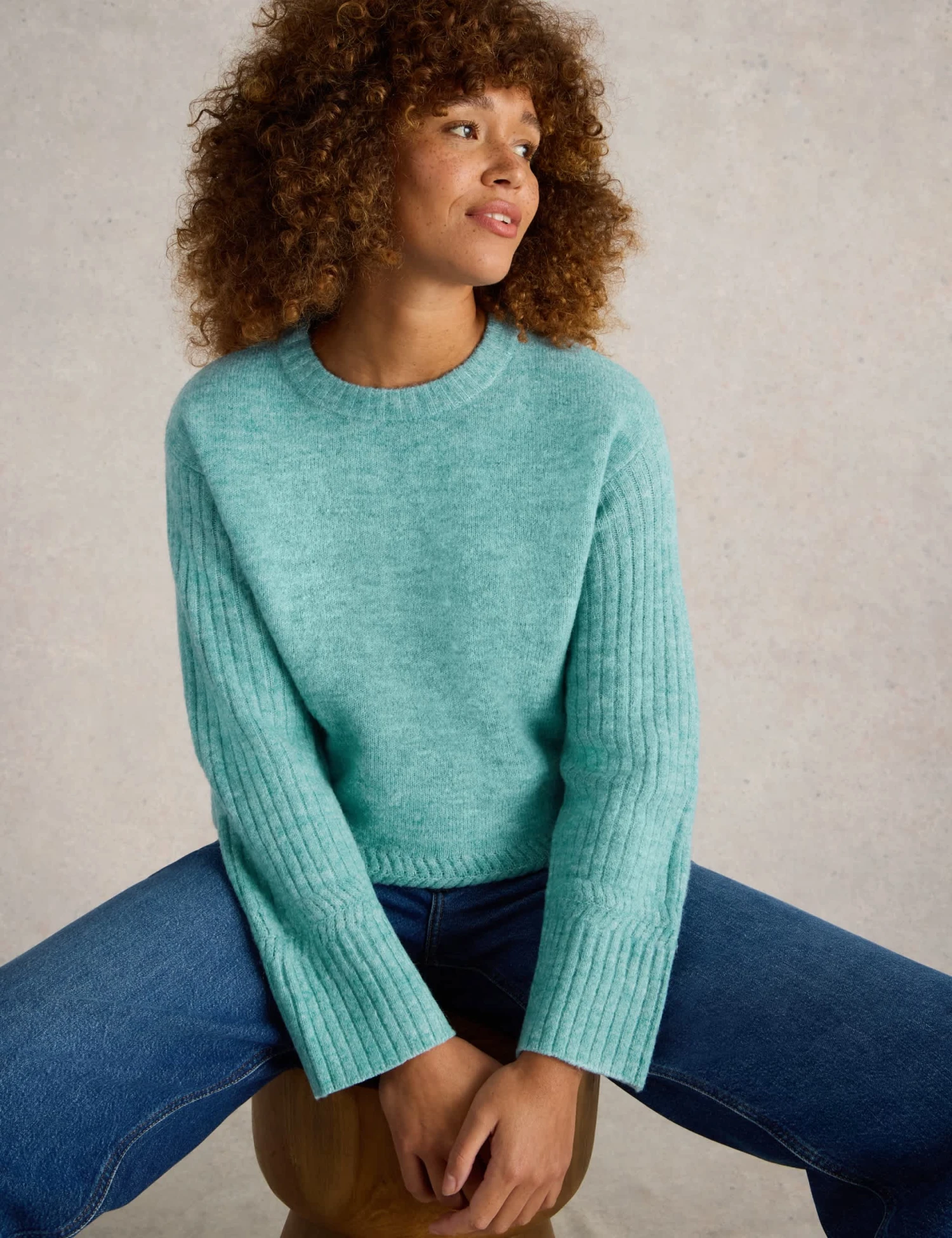 WHITE STUFF Crew Neck Jumper 1 WHITE STUFF Crew Neck Jumper