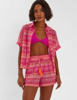 Accessorize Crochet Beach Shirt