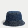Denim Bucket Hat -Marks And Spencer Shop Denim Bucket Hat