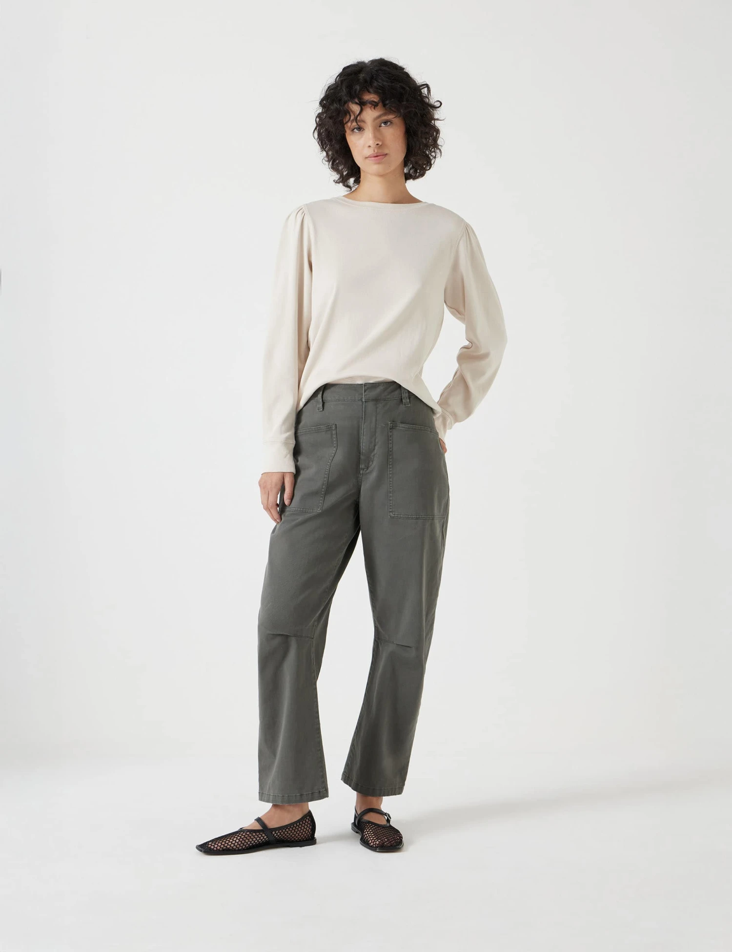 Emily Pure Cotton Puff Sleeve Top 4 Emily Pure Cotton Puff Sleeve Top - Image 4