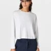 Sweaty Betty Essential Crew Neck Crop Top -Marks And Spencer Shop Essential Crew Neck Crop Top