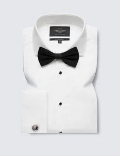 Extra Slim Fit Easy Iron Pure Cotton Dinner Shirt -Marks And Spencer Shop Extra Slim Fit Easy Iron Pure Cotton Dinner Shirt 1