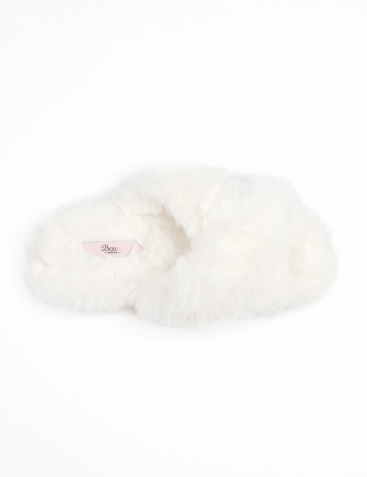 Faux Fur Crossover Slider Slippers 4 Faux Fur Crossover Slider Slippers - Image 4