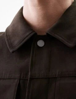 Faux Suede Overshirt -Marks And Spencer Shop Faux Suede Overshirt 2