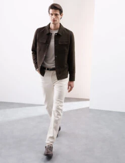 Faux Suede Overshirt -Marks And Spencer Shop Faux Suede Overshirt 3