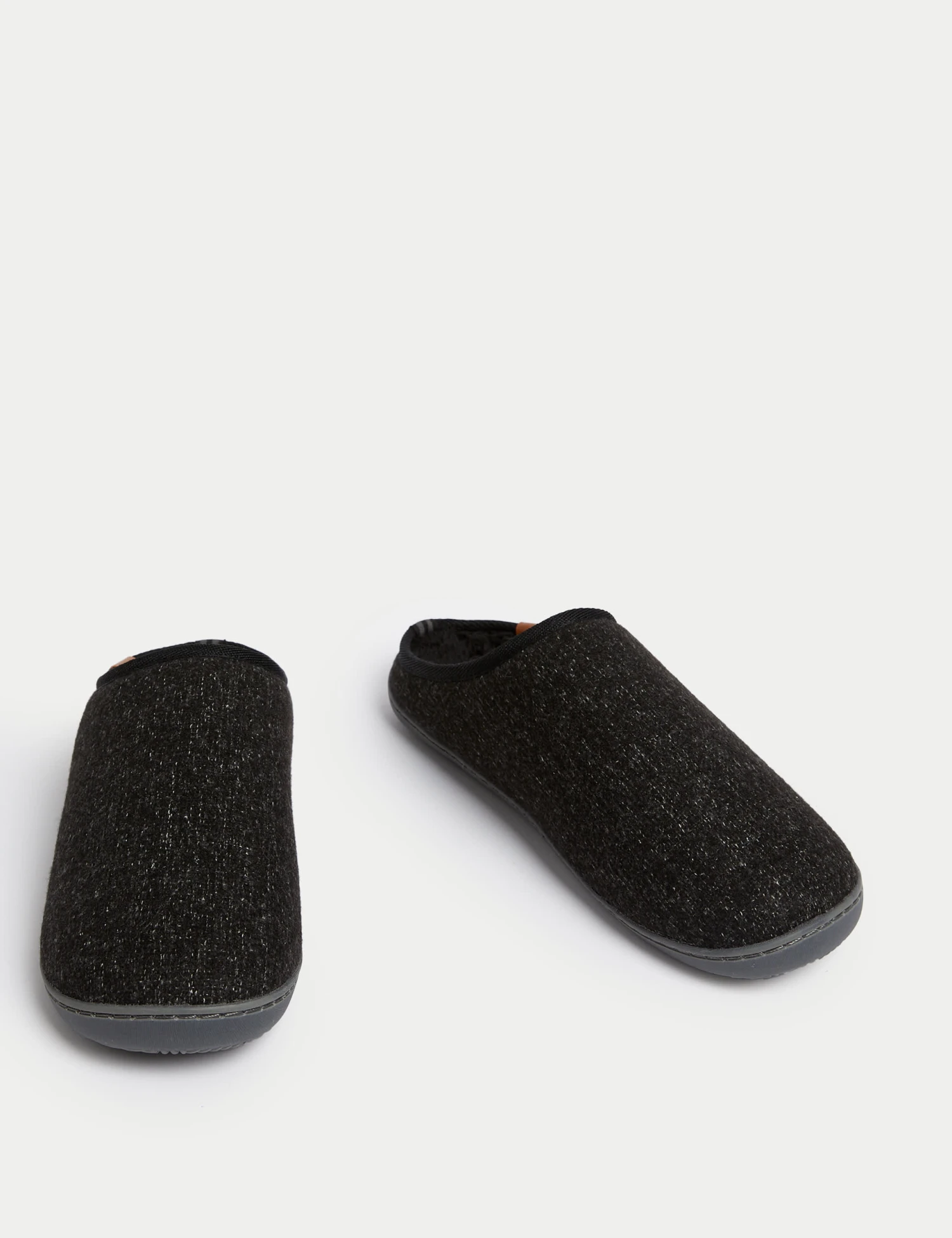 Fleece Lined Mule Slippers With Freshfeet™ 2 Fleece Lined Mule Slippers With Freshfeet™ - Image 2