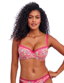 FREYA Flirt Floral Wired Half Cup Bra (DD+)