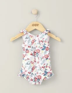 Mamas & Papas Floral Swimsuit (0-3 Yrs)
